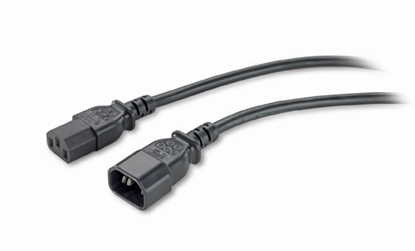 Изображение APC PWR Cord C13 - C14, 0.6 m Black 0.61 m C13 coupler C14 coupler