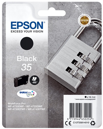 Attēls no Epson ink cartridge black DURABrite Ultra Ink 35    T 3581