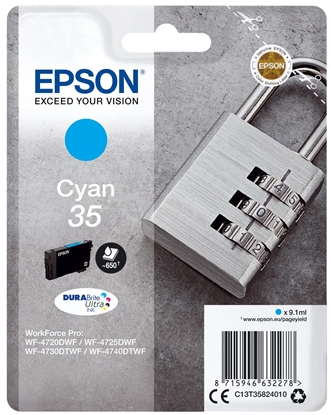 Attēls no Epson ink cartridge cyan DURABrite Ultra Ink 35    T 3582