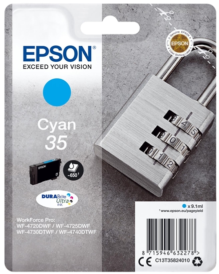 Picture of Epson ink cartridge cyan DURABrite Ultra Ink 35    T 3582