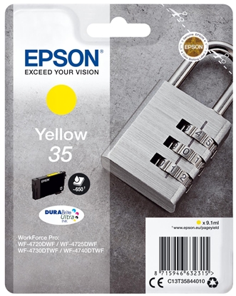 Attēls no Epson ink cartridge yellow DURABrite Ultra Ink 35    T 3584