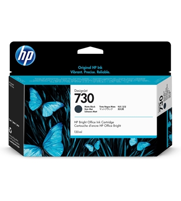 Attēls no HP 730 130-ml Matte Black DesignJet Ink Cartridge