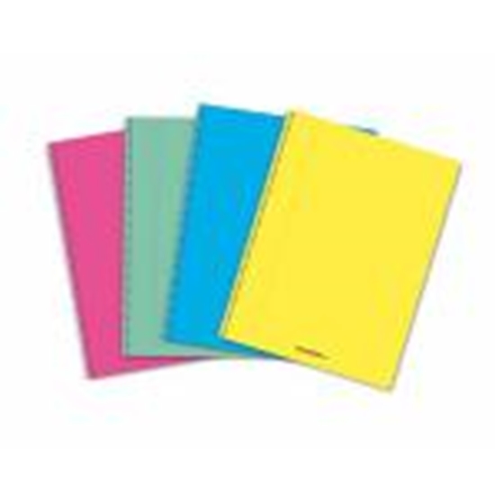 Изображение Klade līniju A4/60 lapas ar spirāli,  PP vaki,  AURORA