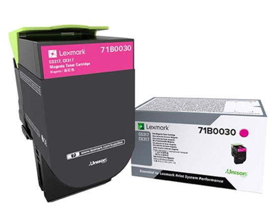 Picture of Lexmark 71B0030 toner cartridge 1 pc(s) Original Magenta