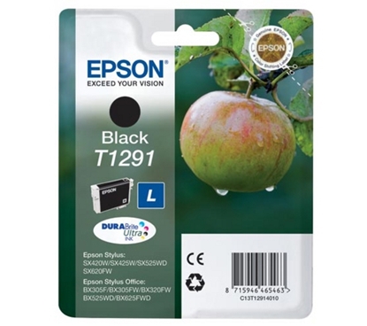 Picture of Epson Apple Singlepack Black T1291 DURABrite Ultra Ink
