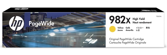 Изображение HP 982X High Yield Yellow Original PageWide Cartridge
