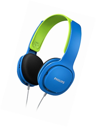 Picture of Philips Kids headphones SHK2000BL On-ear Blue & Green