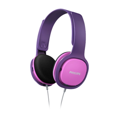 Attēls no Philips Kids headphones SHK2000PK On-ear Pink & purple