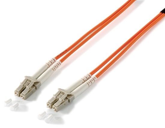 Picture of Equip LC/LС 62.5/125μm 1.0m fibre optic cable 1 m OM1 Orange