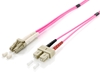 Picture of Equip LC/SC Fiber Optic Patch Cable, OM4, 0.5m