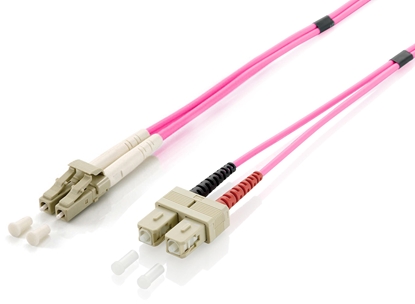 Attēls no Equip LC/SC Fiber Optic Patch Cable, OM4, 0.5m