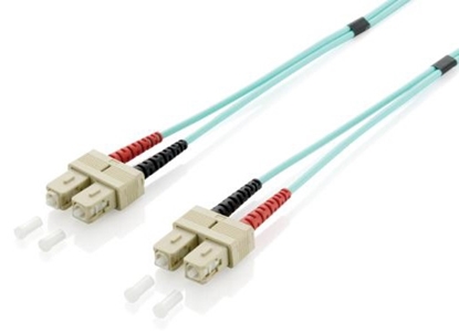 Attēls no Equip SC/SC Fiber Optic Patch Cable, OM3, 1.0m