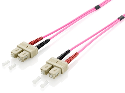 Attēls no Equip SC/SC Fiber Optic Patch Cable, OM4, 1m