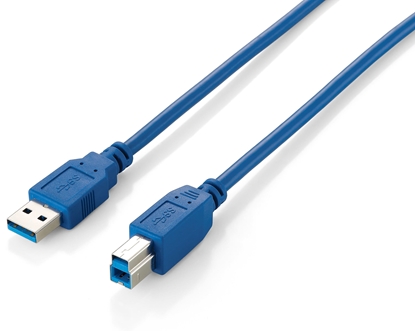 Attēls no Equip USB 3.0 Type A to Type B Cable, 1.0m , Blue