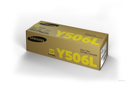 Изображение Samsung CLT-Y506L High Yield Yellow Original Toner Cartridge