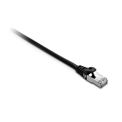 Изображение V7 Black Cat7 Shielded & Foiled (SFTP) Cable RJ45 Male to RJ45 Male 2m 6.6ft
