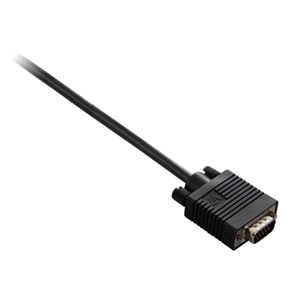Изображение V7 Black Video Cable VGA Male to VGA Male 5m 16.4ft