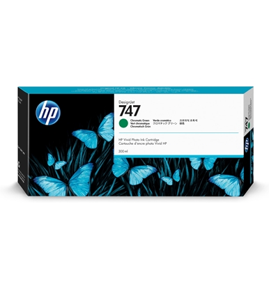 Attēls no HP 747 300-ml Chromatic Green DesignJet Ink Cartridge