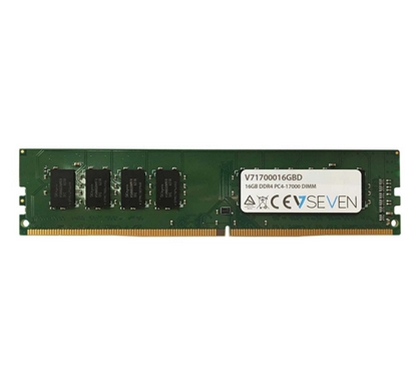 Изображение V7 16GB DDR4 PC4-17000 - 2133Mhz DIMM Desktop Memory Module - V71700016GBD
