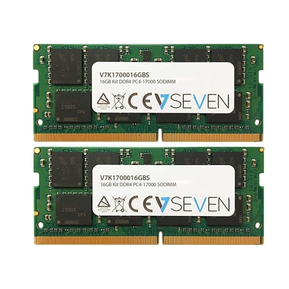 Изображение V7 16GB DDR4 PC4-17000 - 2133MHz SO-DIMM Notebook Memory Module - V7K1700016GBS