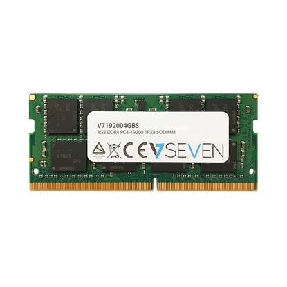 Изображение V7 4GB DDR4 PC4-19200 - 2400MHz SO-DIMM Notebook Memory Module - V7192004GBS