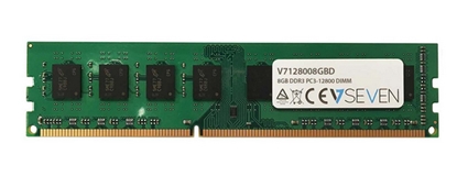 Attēls no V7 8GB DDR3 PC3-12800 - 1600mhz DIMM Desktop Memory Module - V7128008GBD