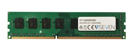 Picture of V7 8GB DDR3 PC3-12800 - 1600mhz DIMM Desktop Memory Module - V7128008GBD