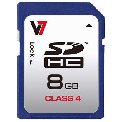 Attēls no V7 SDHC Memory Card 8GB Class 4