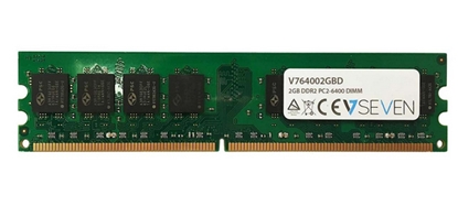Изображение V7 V764002GBD memory module 2 GB 1 x 2 GB DDR2 800 MHz