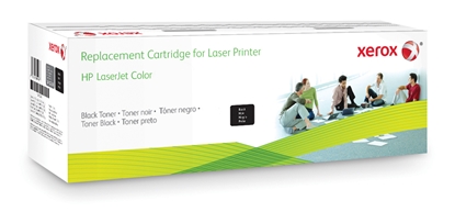 Picture of Xerox Black toner cartridge. Equivalent to HP CE410X. Compatible with HP Colour LaserJet M351A, Colour LaserJet M375MFP, Colour LaserJet M451, Colour LaserJet M475 MFP