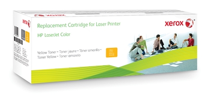 Picture of Xerox Yellow toner cartridge. Equivalent to HP CE412A. Compatible with HP Colour LaserJet M351A, Colour LaserJet M375MFP, Colour LaserJet M451, Colour LaserJet M475 MFP