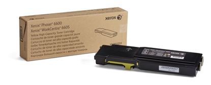 Picture of Xerox Genuine Phaser 6600 / WorkCentre 6605 Yellow Toner Cartridge - 106R02231