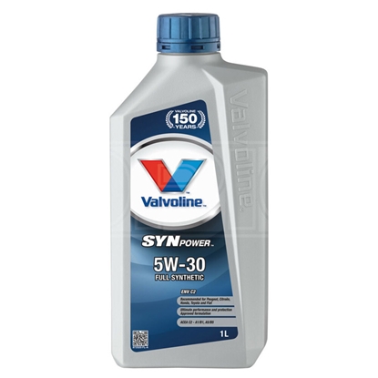 Attēls no Motoreļļa Valvoline SynPower ENV C2 5W30 1l