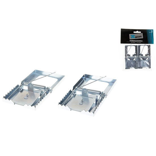 Picture of Peļu lamatas Tarmo 5x9cm metāla 2gab.