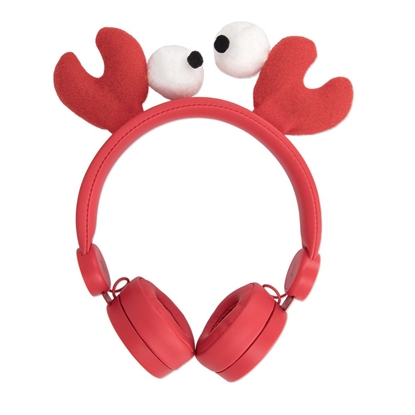 Picture of Forever AMH-100 Craby Universal Headphones For Childs With Cable 1.2m / LED Animal Ears