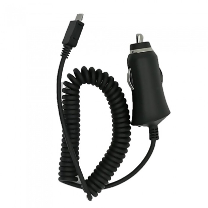Attēls no HQ Premium Car charger 1A + micro USB cable Black