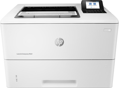 Attēls no HP LaserJet Enterprise M507dn Printer - A4 Mono Laser, Print, Automatic Document Feeder, Auto-Duplex, LAN, 43ppm, 2000-7500 pages per month (replaces M506dn)