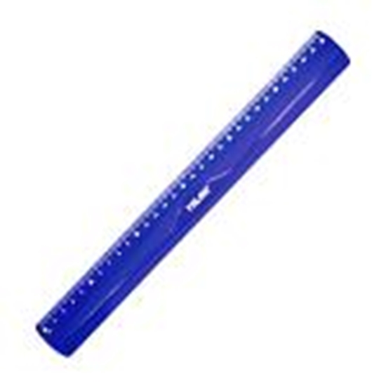 Picture of Lineāls 30cm,  elastīgs,  zila krāsa,  Milan