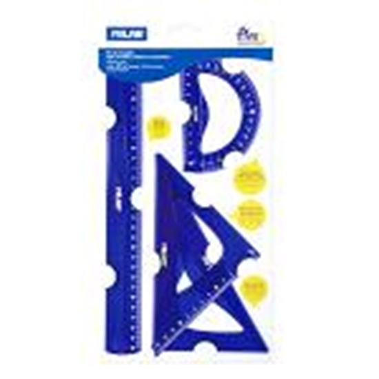 Picture of Lineālu komplekts,  elastīgs,  zila krāsa,  Milan