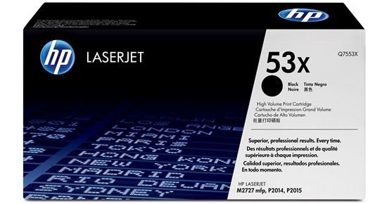 Picture of HP Toner Q 7553 X black     53 X