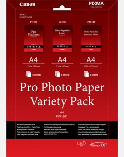 Изображение Canon PVP-201 Pro Photo Paper Variety Pack A 4 3x5 Sheets