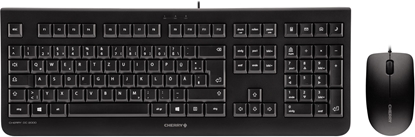 Picture of CHERRY DC 2000 keyboard Mouse included USB AZERTY French Black