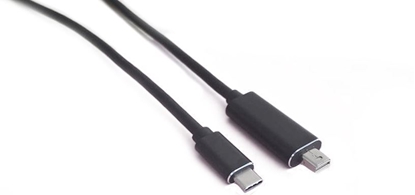 Attēls no Kabel USB MicroConnect USB-C - mini DisplayPort 2 m Czarny (USB3.1CMDP2)