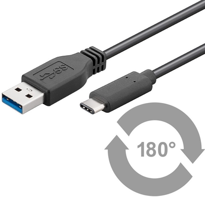 Attēls no Kabel USB MicroConnect USB-A - 2 m Czarny (USB3.1CA2)