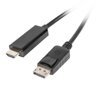 Изображение Kabel Lanberg HDMI - DVI-D 3m czarny (CA-HDDV-10CC-0030-BK)