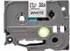 Изображение Brother labelling tape TZE-251 white/black   24 mm