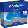 Picture of 1x5 Verbatim BD-R Blu-Ray 25GB 6x Speed Datalife No-ID Jewel