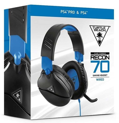 Picture of Turtle Beach Recon 70P Black/Blue, Gaming-Headset