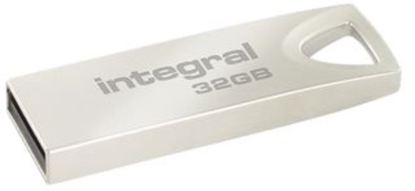Изображение Integral 32GB USB2.0 DRIVE ARC METAL USB flash drive USB Type-A 2.0 Silver