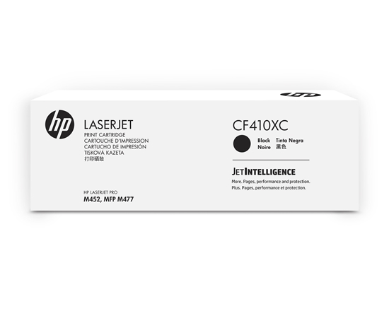 Изображение HP Cartridge No.410X Black HC (CF410X) for laser printers, 6500 pages.